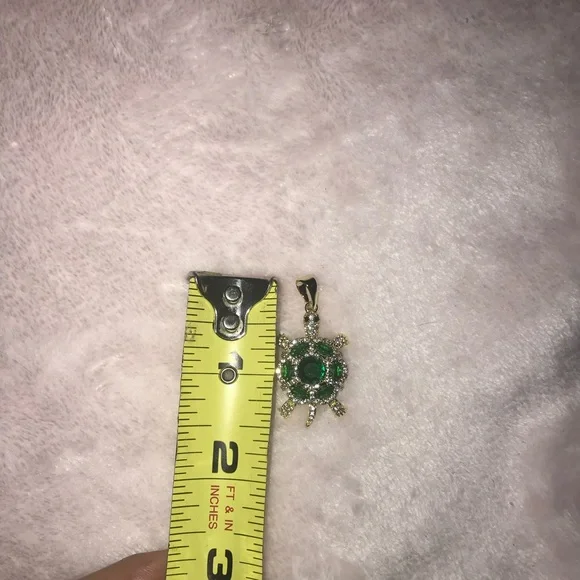 Elegant Xuping Jewelry Charm Gold & Green Sea Turtle Fashion Jewelry Pendant New - Picture 10 of 10